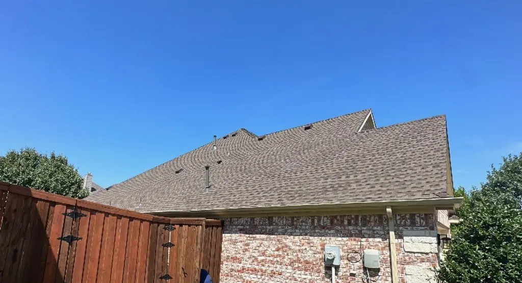 Completed roof replacement project in Golden Valley
